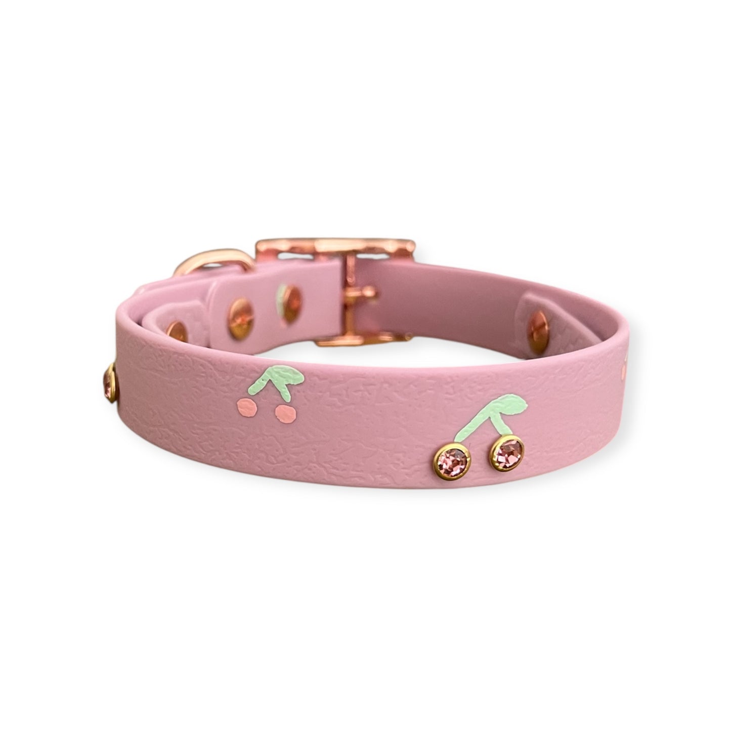 Halsband Biothane "cherry"