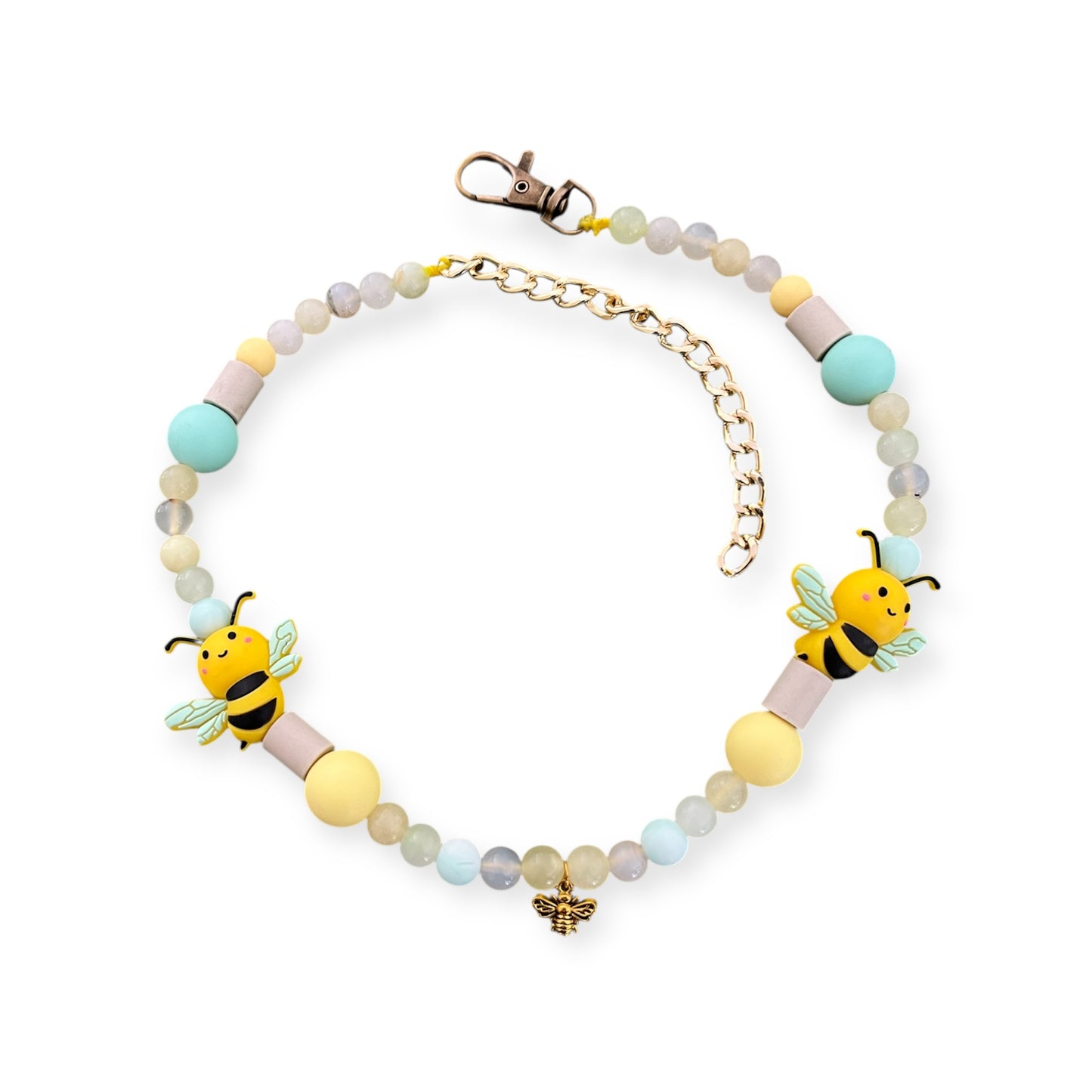 EM Keramik Zeckenkette "bee"