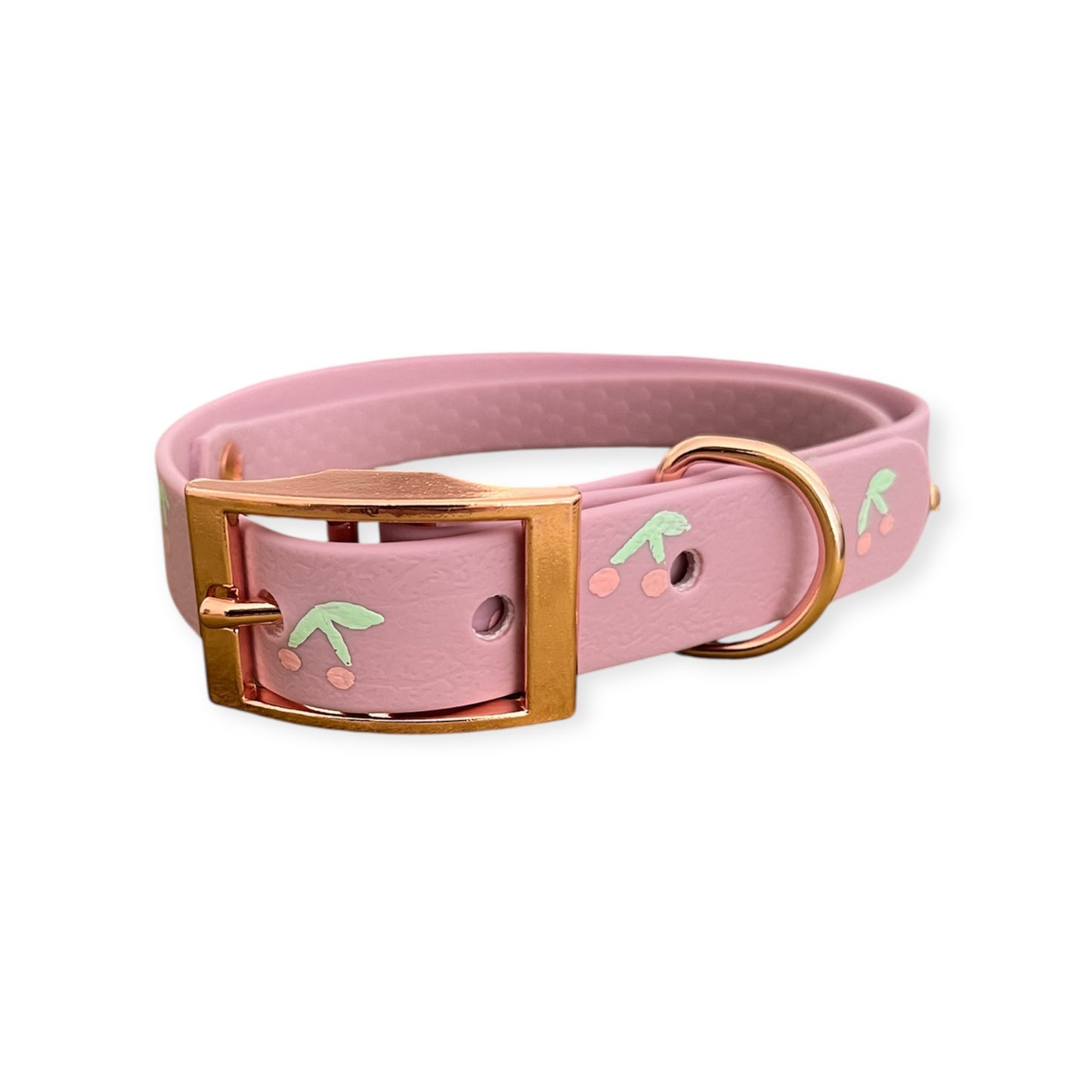Halsband Biothane "cherry"