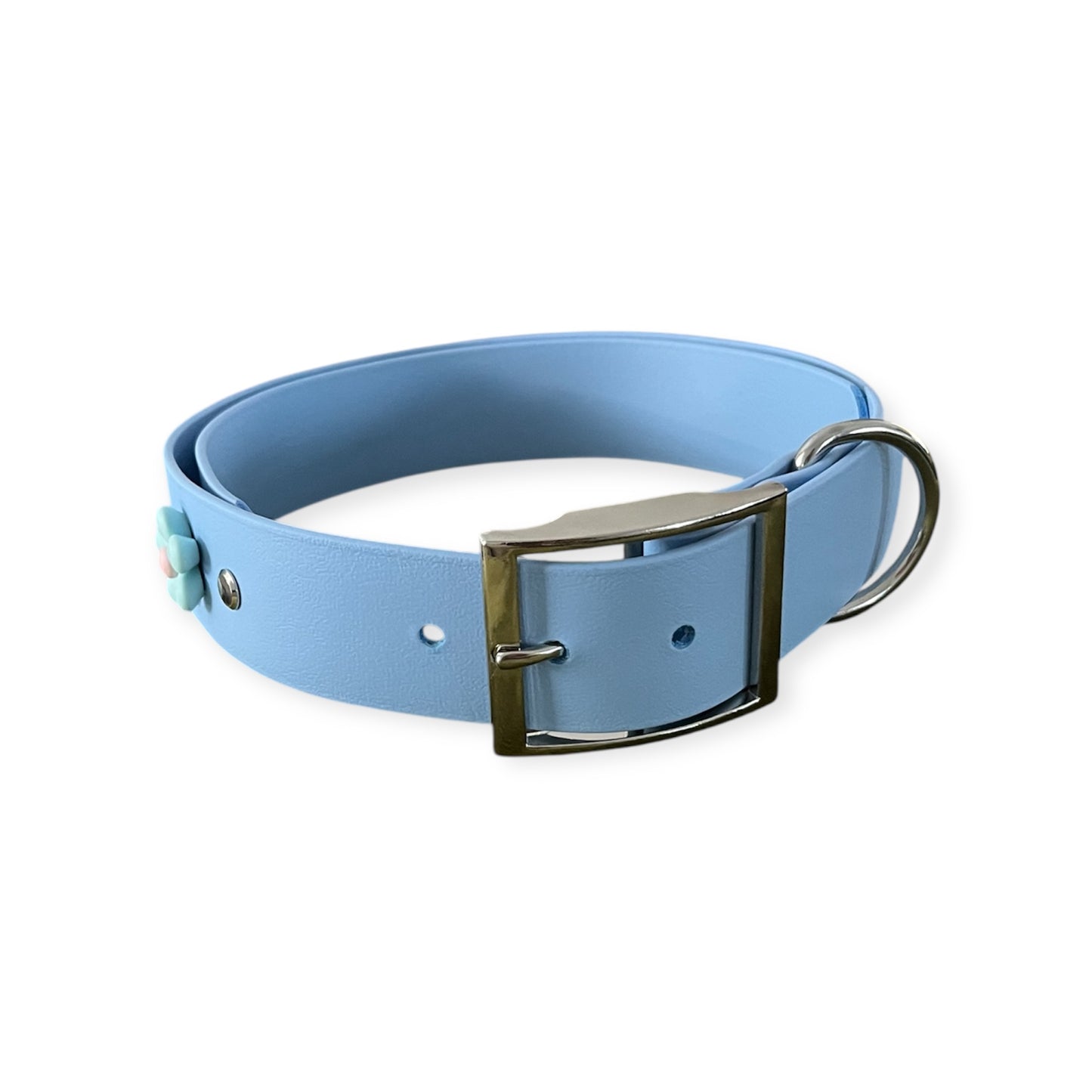 Halsband Biothane "pastel flowers"