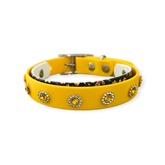 Halsband Biothane "sunflower"
