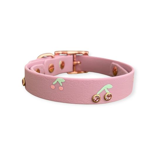 Halsband Biothane "cherry"