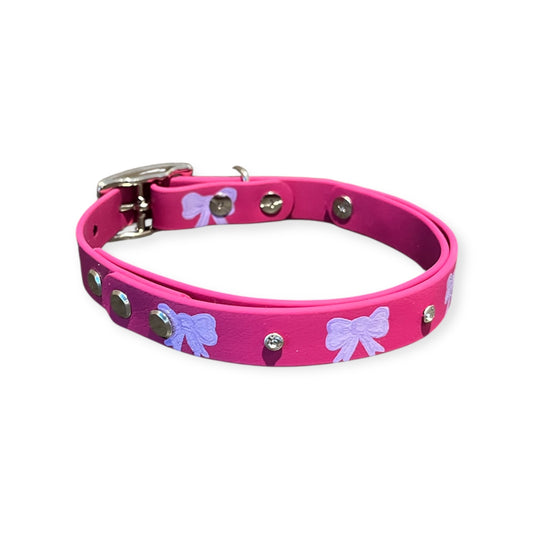 Halsband Biothane "lilac ribbon"