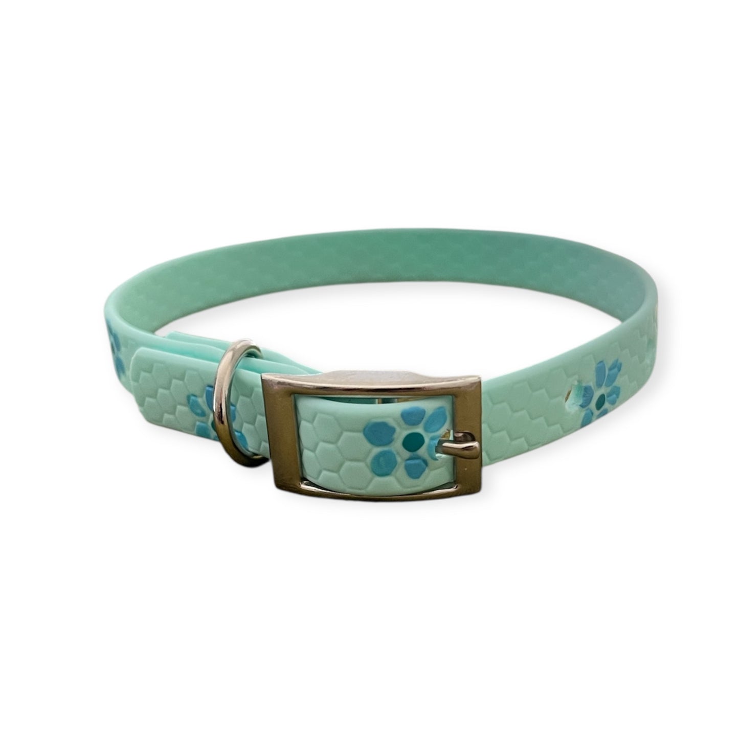 Halsband Hexa extra dünn "mint-blue"