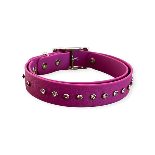 Halsband Biothane "pink sparkle"