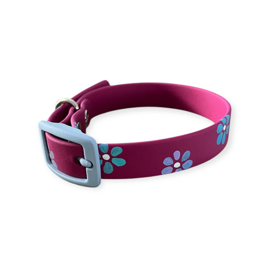 Halsband Biothane "mangenta dream"