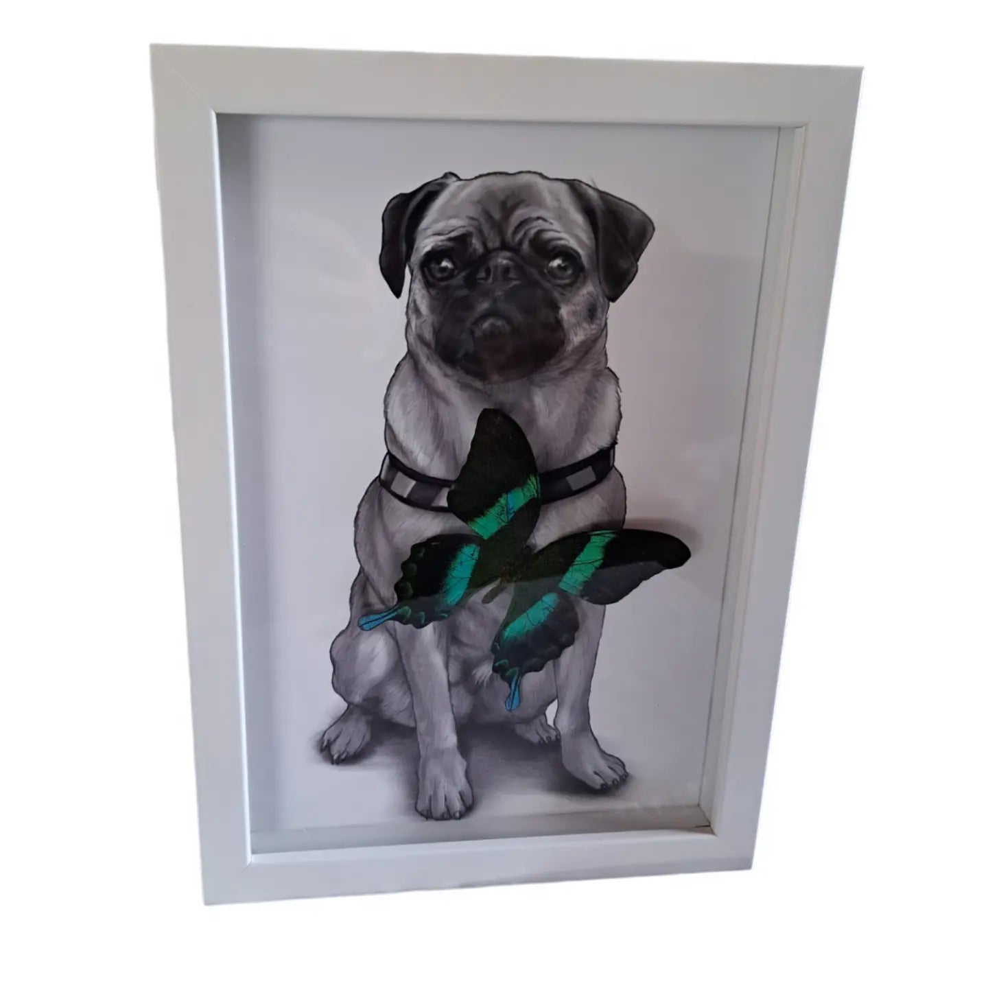 Personalisierte Tierportraits mit Schmetterlingen (gross)