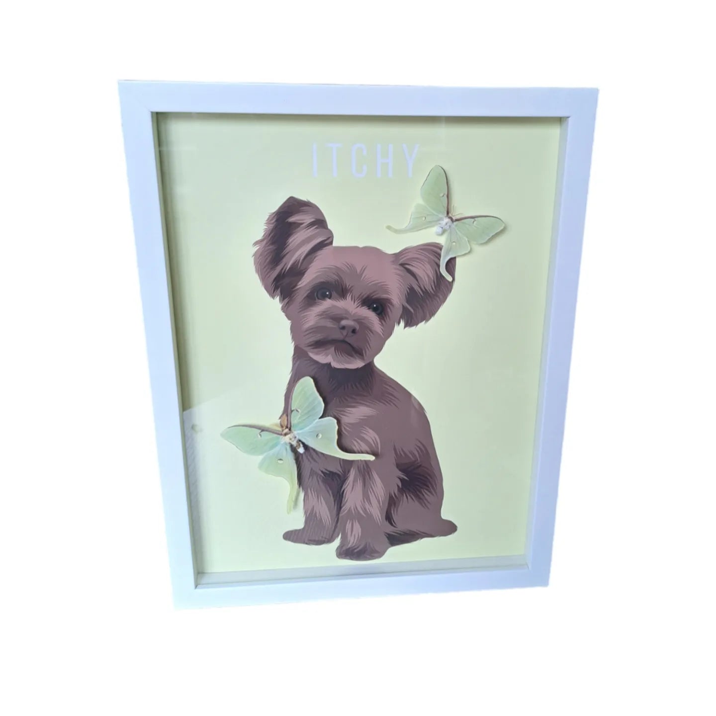 Personalisierte Tierportraits mit Schmetterlingen (gross)